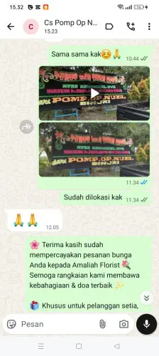 Testimonial Papan Bunga bogor